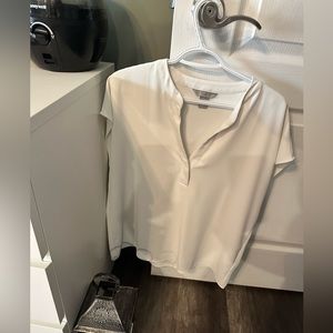 H&M white blouse barely worn size large